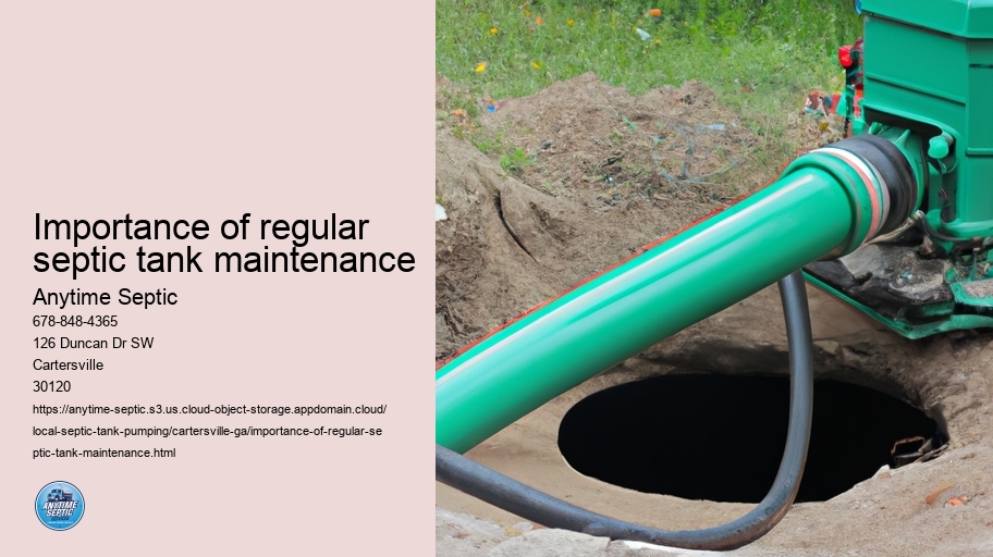 Importance of regular septic tank maintenance