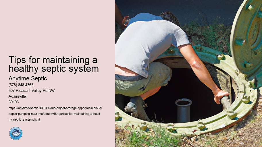 Tips for maintaining a healthy septic system